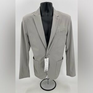 Callaway Grey Nylon Sport Coat Men’s Size L Made In Japan Import Exclusive NWT